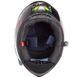 Мотошлем интеграл (full face) QKE M-3822 M-XL черный-красный-салатовый M-3822 фото 10