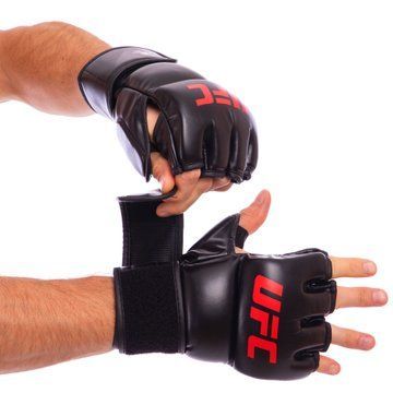 Перчатки для смешанных единоборств MMA UFC Contender UHK-69153 S-M черный UHK-69153 фото