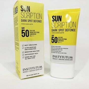 Солнцезащитный крем с осветительным эффектом Instytutum Sunscription Dark Spot Defence SPF 50, 50 мл ws79497 фото