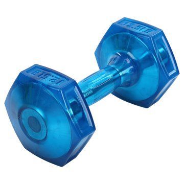 Гантель для фитнеса с TPU покрытием Zelart Jelly Urethane Coated Dumbbells TA-2946-12_5LB 1шт 5,7кг синий TA-2946-12_5LB фото