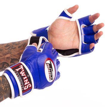 Перчатки для смешанных единоборств MMA TWINS GGL-6 M-XL цвета в ассортименте M GGL-6 фото