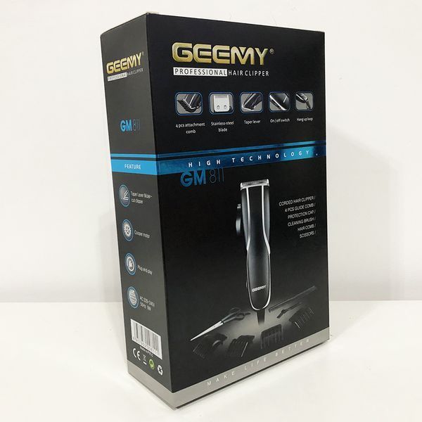 Машинка для стрижки GEMEI GM-811, профессиональная электробритва, машинка для стрижки волос проводная ws32951 фото