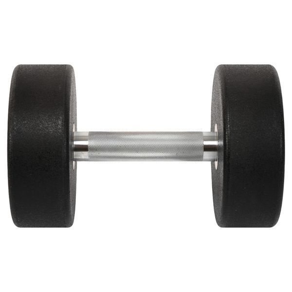 Гантель цільна професійна з поліуретановим покриттям TECHNOGYM TG-1834-17_5 1шт 17,5кг чорний-сірий TG-1834-17_5 фото