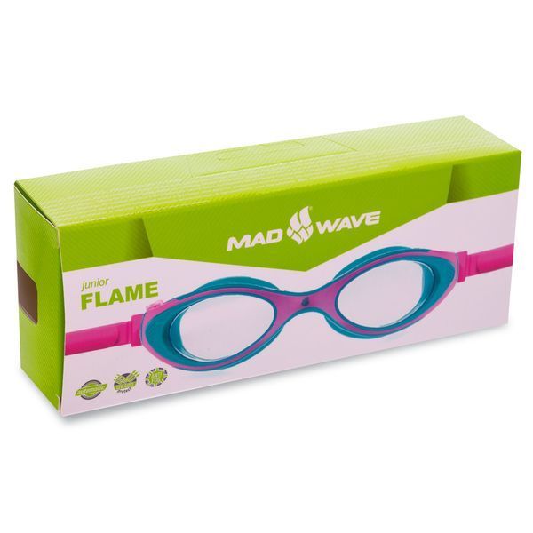 Очки для плавания юниорские MadWave AUTIMATIC JUNIOR FLAME M041104 цвета в ассортименте M041104 фото