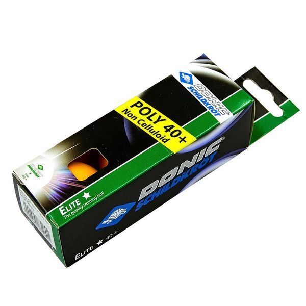Набор мячей для настольного тенниса DONIC ELITE 40+ 1star MT-608318 3шт оранжевый MT-608318 фото