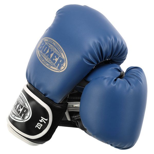 Рукавиці боксерські на липучці штучна шкіра BOXER Эліт 2022 10-16 унцій кольори в асортименті 12 унції 2022 фото