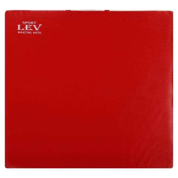 Мат спортивный гимнастический в чехле из PVC LEV LV-1810 размер 1x1м x10см красный-белый LV-1810 фото