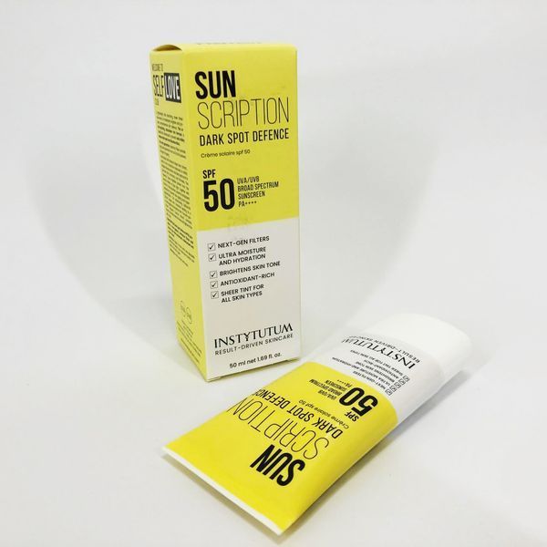Солнцезащитный крем с осветительным эффектом Instytutum Sunscription Dark Spot Defence SPF 50, 50 мл ws79497 фото
