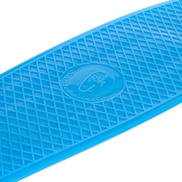 Пенни борд Penny Board круизер пластиковый 22' FISH SK-401-36 синий-желтый-фиолетовый SK-401-36 фото