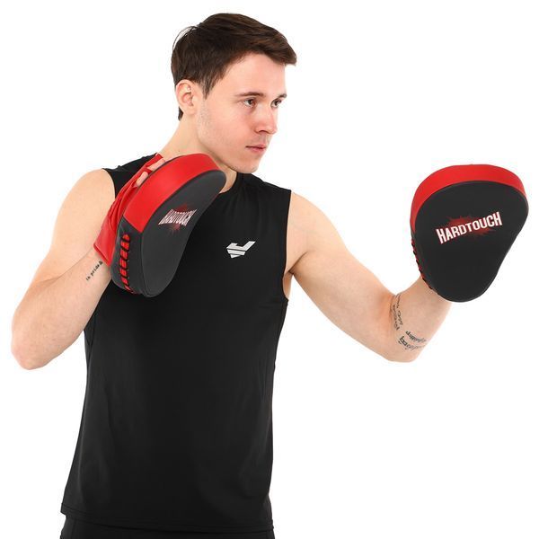 Лапа боксерская изогнутая тренировочная PU HARD TOUCH BO-4457 18,5х5х24см 2штуки цвета в ассортименте BO-4457 фото