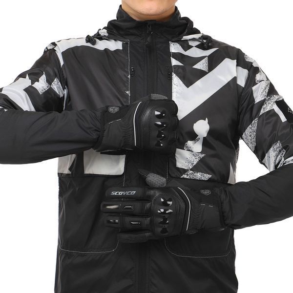 Мотоперчатки SCOYCO Waterproof Sensor Touch MC94 S-2XL черный L MC94 фото