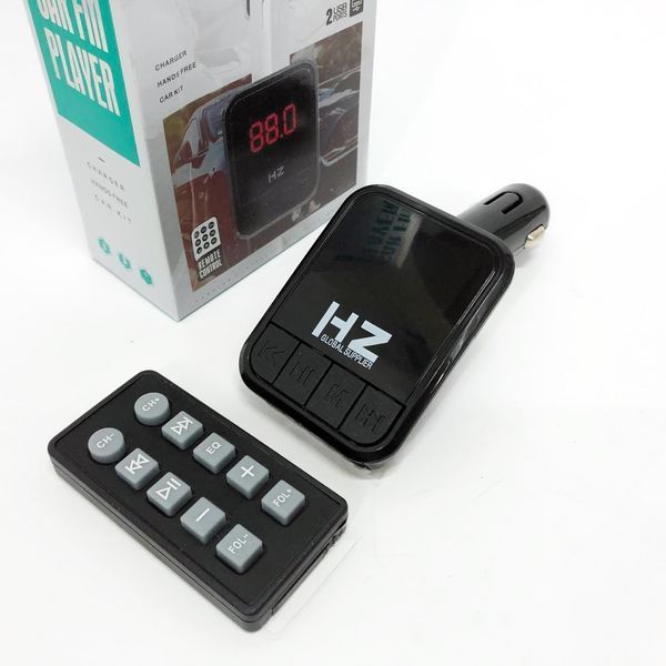 Автомобильный FM трансмиттер Bluetooth HZ H6-12-24V модулятор с microSD, USB, Hands Free + Пульт ws55423 фото