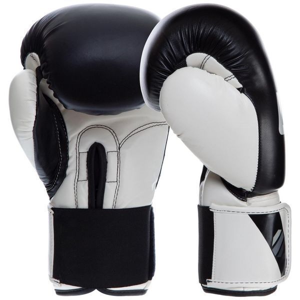 Перчатки боксерские на липучке PU UFC PRO Compact UHK-75005 L белый-черный UHK-75005 фото