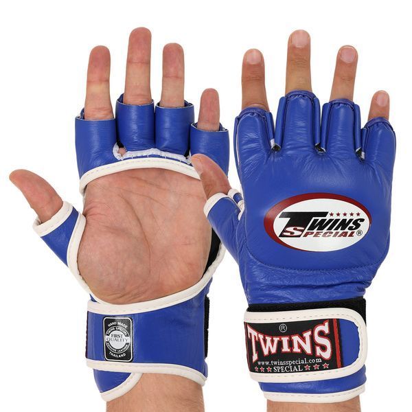 Перчатки для смешанных единоборств MMA TWINS GGL-6 M-XL цвета в ассортименте M GGL-6 фото