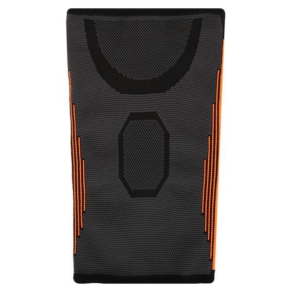 Наколенник спортивный эластичный компрессионный EXTREME 716CA S-L 1шт черный-оранжевый 716CA фото