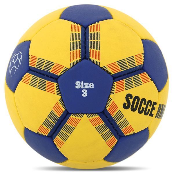 Мяч гандбольный SOCCERMAX MAQ-139 размер 3 желтый-синий MAQ-139 фото