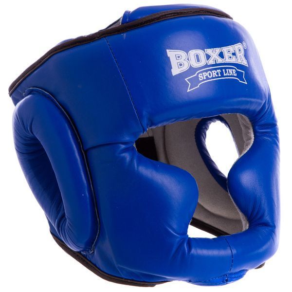 Шлем боксерский с полной защитой кожаный BOXER Элит 2033-1 М-L цвета в ассортименте M 2033-1 фото
