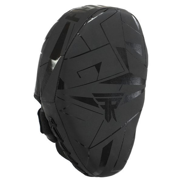 Лапа боксерская изогнутая тренировочная кожа FISTRAGE INTENSE FIGHTER VL-9348 19х5х26см 2штуки серый-черный VL-9348 фото