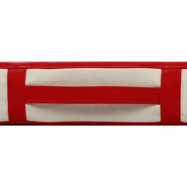 Мат спортивный гимнастический в чехле из PVC LEV LV-1810 размер 1x1м x10см красный-белый LV-1810 фото