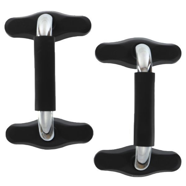 Упоры для отжиманий 2штуки Zelart FI-9998 PUSH-UP BAR 25,3x16x14см хром FI-9998 фото