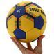 Мяч гандбольный SOCCERMAX MAQ-139 размер 3 желтый-синий MAQ-139 фото 5