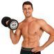 Гантель цільна професійна з поліуретановим покриттям TECHNOGYM TG-1834-17_5 1шт 17,5кг чорний-сірий TG-1834-17_5 фото 7
