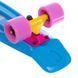 Пенни борд Penny Board круизер пластиковый 22' FISH SK-401-36 синий-желтый-фиолетовый SK-401-36 фото 5