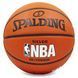 Мяч баскетбольный резиновый SPALDING NBA SILVER Outdoor 83014Z размер 5 оранжевый 83014Z фото 1
