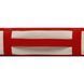 Мат спортивный гимнастический в чехле из PVC LEV LV-1810 размер 1x1м x10см красный-белый LV-1810 фото 6