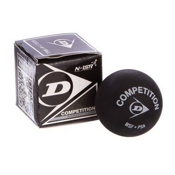 Мяч для сквоша DUNLOP REV COMP XT SINGLE DOT DL700112 1шт черный DL700112 фото