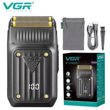 Електробритва VGR V-363, Тример для вусів, Електробритва з насадками для бороди, Тример бездротової ws33516 фото
