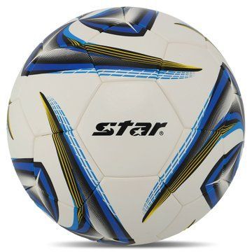 Мяч футбольный STAR EXCEED PLUS SB4045TB №5 PU белый-синий SB4045TB фото