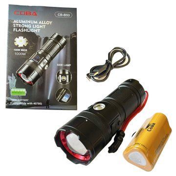 Фонарь CB-B53-TG, 3х18650, power bank, индикация заряда, Фонарик светодиодный для туриста сверхмощный ws84868 фото