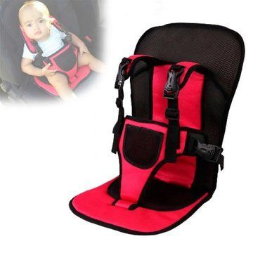 Детское бескаркасное автокресло Multi Function Car Cushion до 5 лет. Цвет: красный ws34269-1 фото