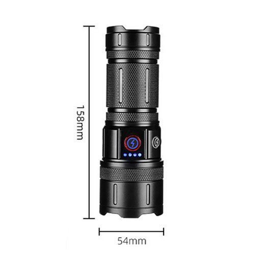 Фонарь CB-B53-TG, 3х18650, power bank, индикация заряда, Фонарик светодиодный для туриста сверхмощный ws84868 фото