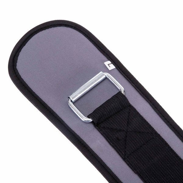 Пояс атлетичний текстильний Zelart SB-165459 спинка-15см розмір-XS-XXL сірий SB-165459 фото
