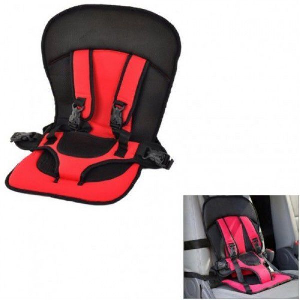 Детское бескаркасное автокресло Multi Function Car Cushion до 5 лет. Цвет: красный ws34269-1 фото