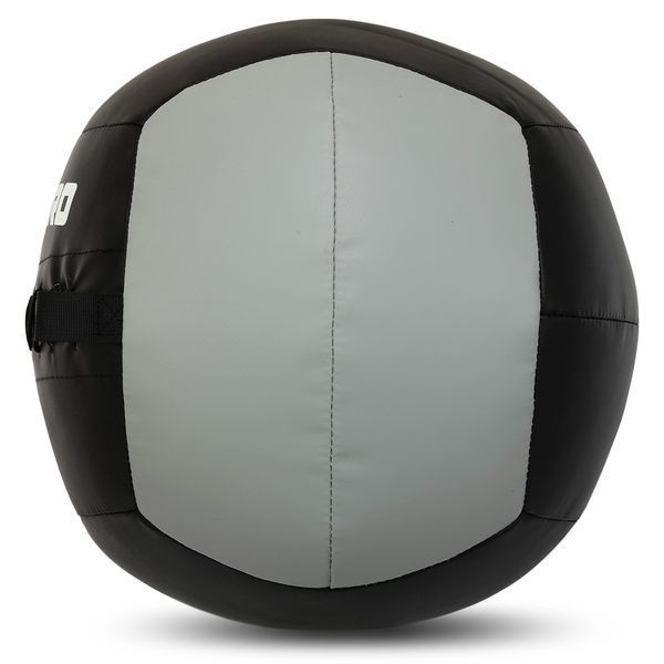 М'яч набивний медичний для кросфіту WALL BALL LiveUp LP8100-5 5кг чорний-сірий LP8100-5 фото