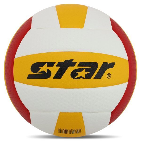 Мяч волейбольный STAR NEW PROFESSIONAL VB315-34 №5 PU белый-желтый-красный VB315-34 фото