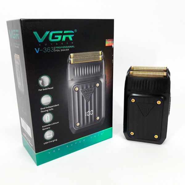 Электробритва VGR V-363, Триммер для усов, Электробритва с насадками для бороды, Триммер беспроводной ws33516 фото
