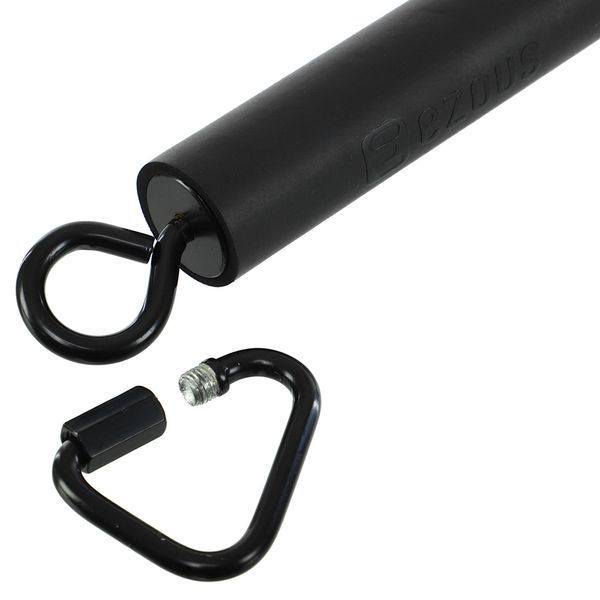 Палиця-тренажер PORTABLE RESISTANCE WEIGHT BAND BAR EZOUS R-01 чорний-фіолетовий R-01 фото