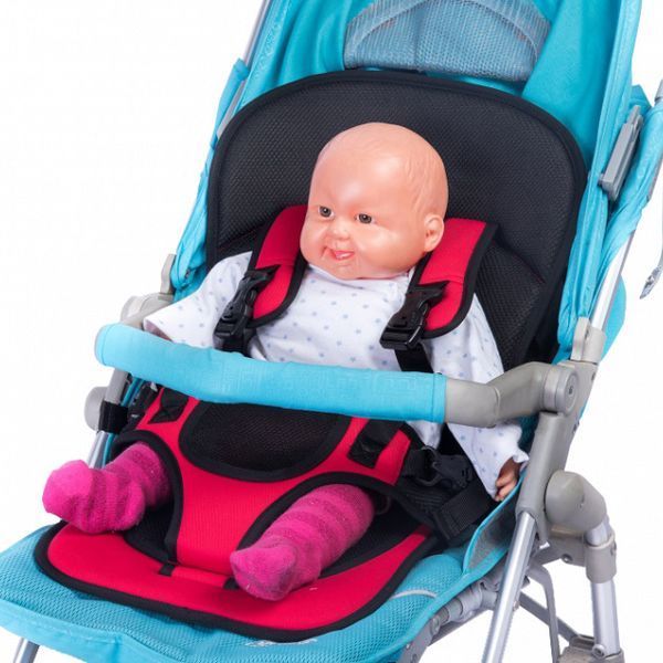 Детское бескаркасное автокресло Multi Function Car Cushion до 5 лет. Цвет: красный ws34269-1 фото