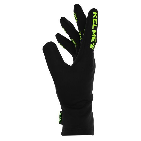 Перчатки спортивные тренировочные теплые KELME 9886405.9010 размер M-L черный-салатовый M 9886405-9010 фото