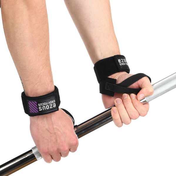 Бинти кистьові для жиму LIFTING WRAPS EZOUS C-01 2штуки чорний C-01 фото