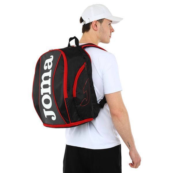Рюкзак спортивный Joma OPEN 400925-106 31л черный-красный 400925-106 фото