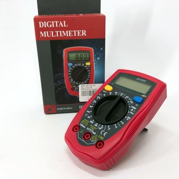 Цифровой Мультиметр 33 C DT DIGITAL мультитестер тестер, электронный мультиметр, тестер профессиональный ws95988 фото
