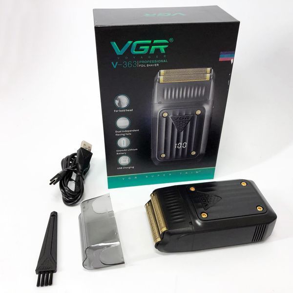 Электробритва VGR V-363, Триммер для усов, Электробритва с насадками для бороды, Триммер беспроводной ws33516 фото