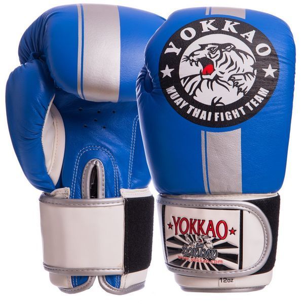 Боксерські рукавиці шкіряні YOKKAO YK016 10-16унцій кольори в асортименті 10 унції YK016 фото