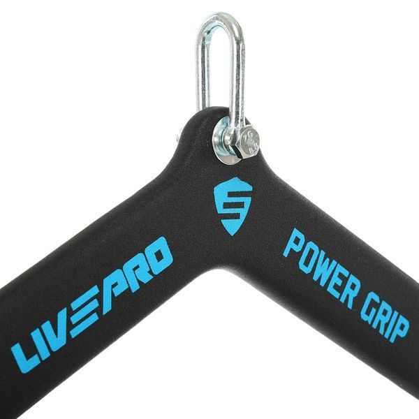 Рукоятка для тяги с широким хватом Wide Grip нескользящее покрытие LiveUp LP8328 85см черный LP8328 фото