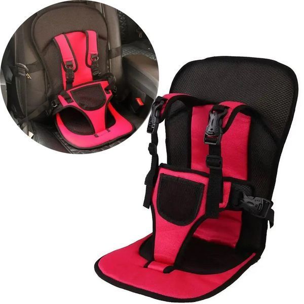 Детское бескаркасное автокресло Multi Function Car Cushion до 5 лет. Цвет: красный ws34269-1 фото